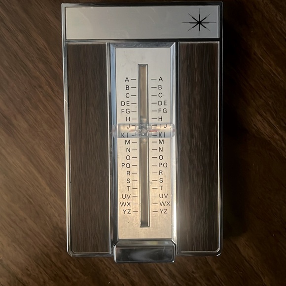 Vintage Mid Century Modern Lion Flip Address Book with Atomic Starburst. - Picture 1 of 6